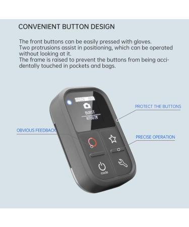 REYGEAK Smart WiFi Remote Control for GoPro Hero 11/10/9/8/MAX - Waterproof, OLED Display, Magnet Charger, Hand Strap - Accessories - Buy Online on SooperMarket.com