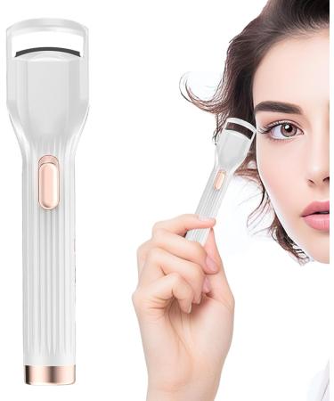 Lesunbak Heated Lash Curler | Rechargeable Eyelash Curler Heat for Eye Lashes | Long-Lasting Lash Styling Heater for Daily Commutes Working Dates Without Fan - Buy Online on SooperMarket.com