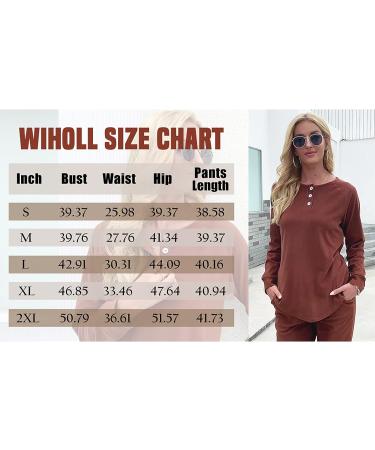 WIHOLL Women's Black Button Down Lounge Set with Sweatshirt and Sweatpants - Medium - Buy Online on SooperMarket.com
