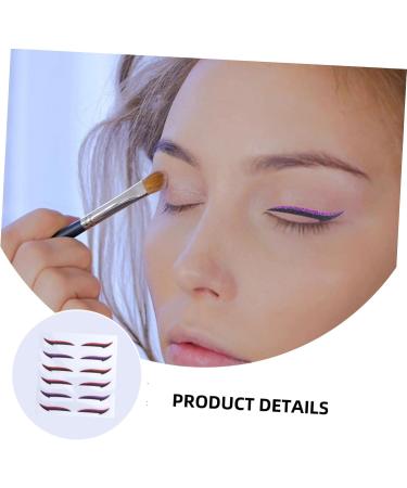 Mikinona 12 Pairs Glitter Eyeliner Self- Adhesive Eye Line Strip Eyeshadow Invisible Tape Double Sticker - Buy Online on SooperMarket.com