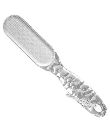 Teksome Pumice Stone Foot File - 2 in 1 Foot Rasp for Cracked Heel - Foot Rasp for Cracked Heel Reduces Calluses & Corns Foot File for Foot Care Wet/Dry Feet Transparent