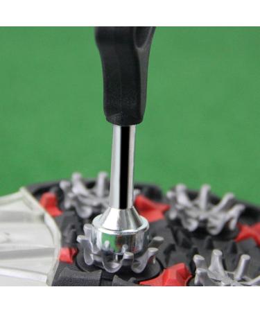 Buy Mokernali Golf Shoe Spikes Wrench | Durable Golf Driver Tool | 9x7.5cm Plastic & Stainless Steel - Perfect Golf Shoe Spike Key - Buy Online on SooperMarket.com