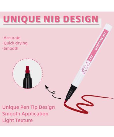 Buy Long Lasting Matte Natural Nude Pink Lip Stain Marker - Hydrating Lip Liner & Tint Pen Quick Dry & Smudge Proof | International Shipping Available - Buy Online on SooperMarket.com