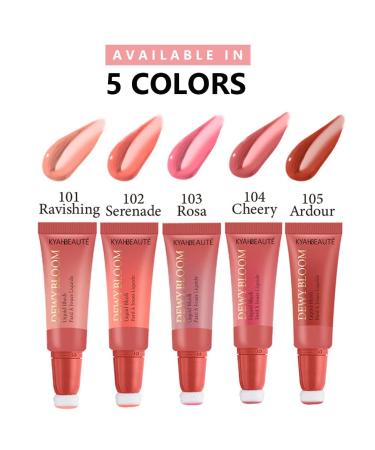 Soft Cream Liquid Blush Beauty Wand - Natural Cheek Tint with Cushion Applicator - Long-Wearing Dewy Finish (102 Serenade - Buy Online on SooperMarket.com