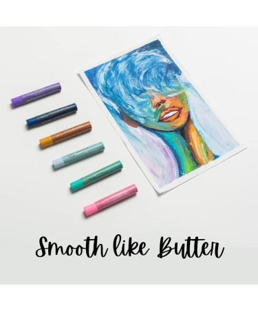 48-Piece Soft Oil Pastels Set - Professional Art Supplies for Drawing - Non-Toxic Classroom Set for Kids - Creamy Texture - Ideal for Artists - Buy Online on SooperMarket.com
