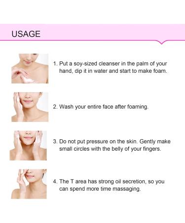 Deep Cleansing Foam 100g Facial Cleanser Oil Control Pore Shrinking Blackhead Cleanser and Makeup Remover Face Wash Face Cleanser for All Skin Types - Buy Online on SooperMarket.com