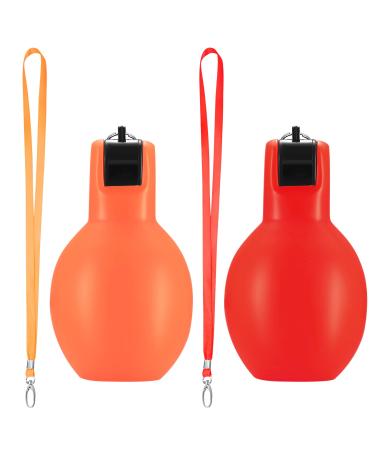 Zhujiehigh 2 pieces of hygienic hand whistle sports pipes trill whistles referee whistle football pipe coaching pipe according to emergency for coaches sports teacher dog trainer accessories pipe