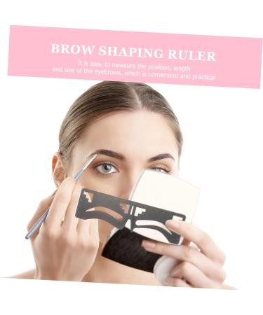 Beavorty 6 Pcs Eyebrow Ruler Molds Eyebrow Shaping Stencil Eyebrow Makeup Tools Eyebrow Trimming Card - Buy Online on SooperMarket.com