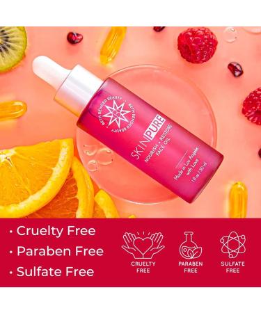 Beth Bender Beauty SKINPURE Vitamin C Face Oil - Anti-Aging & Anti-Wrinkle Formula - 1 Fl Oz | International Shipping Available - Buy Online on SooperMarket.com