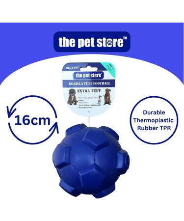 Emperor Blue Gorilla Tuff Floating Football Dog Toy for Interactive Games and Exercise - Buy Online on SooperMarket.com