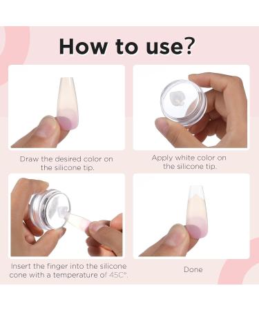 Greoer French Tip Stamper Kit 2 Pieces Clear Nail Art Jelly Stamper with 2 Pieces Scrapers Long Short Soft Silicone Jelly Stamper for Nails French Nail Line Tools for French Manicure DIY Salon - Buy Online on SooperMarket.com