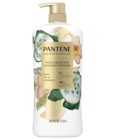 Pantene Essential Botanicals White Tea and Cucumber Volumizing Shampoo & Conditioner Set - 38.2 oz - Paraben, Dye, Mineral Oil, Phthalate, and Phosphate Free - Buy Online on SooperMarket.com