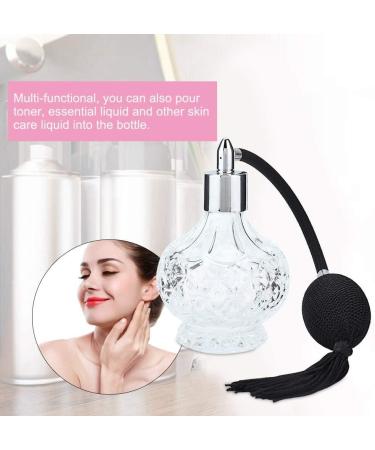 Qinlorgo Perfume Atomiser 80ml Refillable Glass Spray Bottle for Perfumes Essential Oils - Buy Online on SooperMarket.com