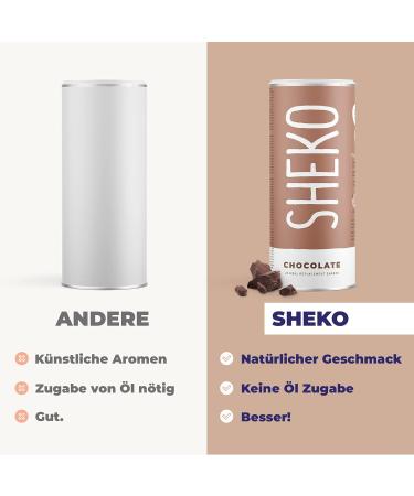 Buy Sheko Chocolate Protein Powder | 25 Servings | Gluten-Free Muscle Building Shake - Buy Online on SooperMarket.com