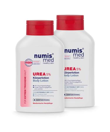 Numis Med body lotion with 5% urea - skin -calming body lotion for extremely dry skin that is for itchy - vegan skin care without silicones parabens & mineral oil - Lotion 2 pack (2x 300 ml)