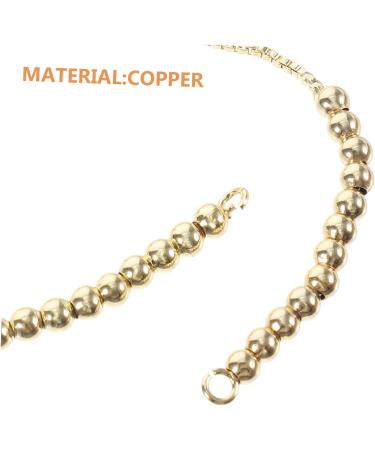 HAPINARY 10pcs Adjustable Bracelets Adjustable Cuff Bracelet Bracelets Aesthetic Bracelets for Girls Adjustable Decors Chic Wrist Jewelry Open Bracelets Beads Copper Preserve Color Golden 23X0.3cm - Buy Online on SooperMarket.com