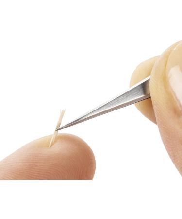 REMOS Mini Splinter Tweezers - Fine Tip Stainless Steel - 6 cm | Precision Tool for Safe & Easy Removal - Buy Online on SooperMarket.com