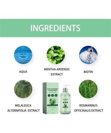 Natural Rosemary Hair Growth Conditioner Biotin Hair Shampoo For Damaged Dry Thinning Hair | Strengthen Hair Soft Hair And Locks In Moisture Nourish Scalp - Buy Online on SooperMarket.com