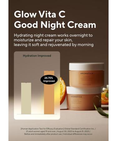 AROMATICA Glow Vita Trial Kit - Travel Size Vitamin C Serum Facial Scrub & Retinol Goodnight Cream - Perfect Gift Set for Radiant Glass Skin - Buy Online on SooperMarket.com