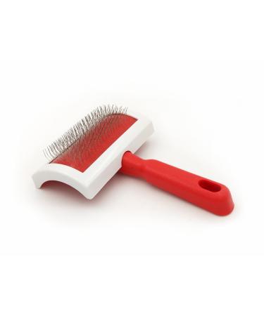 JUSPRO Sheepskin Rug Brush Brush Red