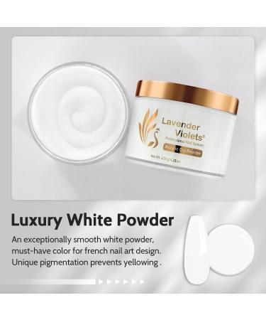 Lavender Violets 120g White Acrylic Powder for Nail Extension | Professional Polymer Application for Manicure | Large Capacity 2in1 Acrylic Powder - L002 - Buy Online on SooperMarket.com