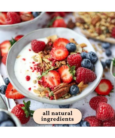 Large 35oz Pecan & Almond Keto Granola Bulk Bag - Gluten-Free, Unsweetened, High Fiber Breakfast Cereal - LCHF Friendly - Buy Online on SooperMarket.com