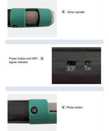 3MP Scalp Detector Portable Skin Dignosis Detector Handheld Intelligent Hair Follicle Analyzer Good for Solving Scalp and Hair Follicle Problems - Buy Online on SooperMarket.com