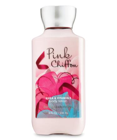 Bath & Body Works Pink Chiffon Body Lotion  8 Ounce Pink Chiffon 8 Fl Oz (Pack of 1)