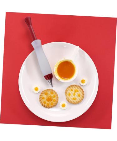 3pcs Silicone Baking Tool Icing Pen Cookie Baking Tools Food Decor Frosting Pen Baking Icing Tips Chocolate Decoding Pen Cake Decor Pen Cake Pen Cream Silica Gel Tasty Pastry Bags Assorted Colorx3pcs 20X4cmx3pcs - Buy Online on SooperMarket.com