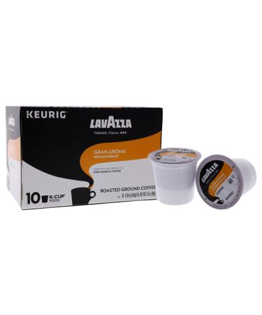 Gran Aroma Medium Roast Ground Coffee Pods by Lavazza for - 10 x 0.34 oz Coffee