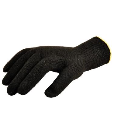 G & F 1916 Heat Resistant Beauty Gloves for Curling and Flat Iron Black Sold by 1 Piece