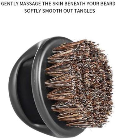 YMZ Men's Double Sided Beard Comb & Shaving Brush Set - Premium Grooming Tool for Stylish Beards | International Shipping Available - Buy Online on SooperMarket.com