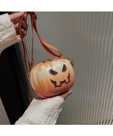 HOPASRISEE Little Pumpkin Halloween Bag Halloween Pumpkin Shoulder Bag Pumpkin Crossbody Bag Halloween Girl Candy Pack - Buy Online on SooperMarket.com
