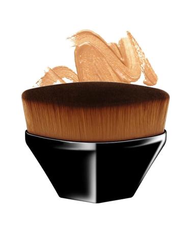 Foundation Makeup Brush Foundation Brush Face Brush Liquid Brush Make up Brush Multifunctional for Blending Liquid Cream Flawless Powder Cosmetics black