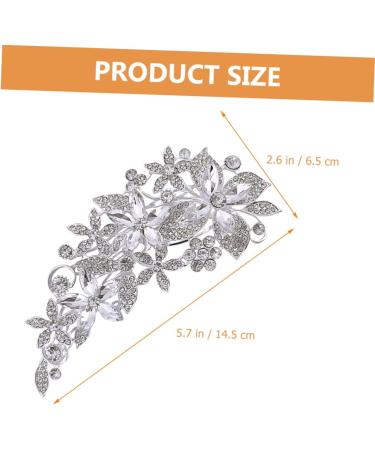 HAPINARY Side Comb Wedding Headband White Pearl Headband White Headbands Wedding Hair Comb Bridesmaid Hair Accessories Tiara Bride Accessories Hair up Rhinestone Banquet Prom - Buy Online on SooperMarket.com