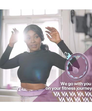 Swiss Activa+ Infinity Hoop Smart Weighted Hula Hoop | Exercise Equipment for Women | S4.S Purple Blue - Buy Online on SooperMarket.com