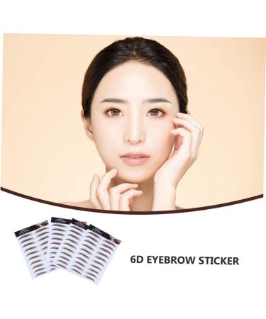 4pcs Eyebrow Stickers 6d Eyebrows Brow Shaper False Eyebrows Cosmetics Post Paper 4d Hair - Buy Online on SooperMarket.com
