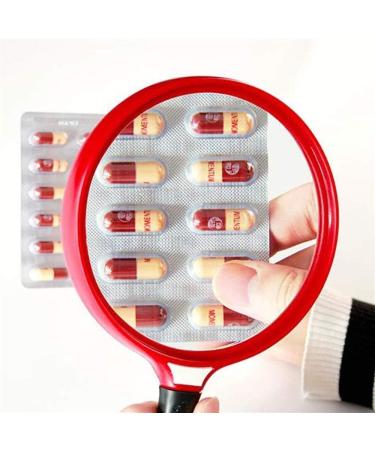  LOSCHEN 2.5x Handheld Reading Magnifier 130MM Large Magnifying Lens with Non-Slip Soft Handle Magnifying Glass Ideal for Reading/Exploring/Inspection/Maps/Hobbies and Crafts- For Kids/Adults/Elderly - Buy Online on SooperMarket.com
