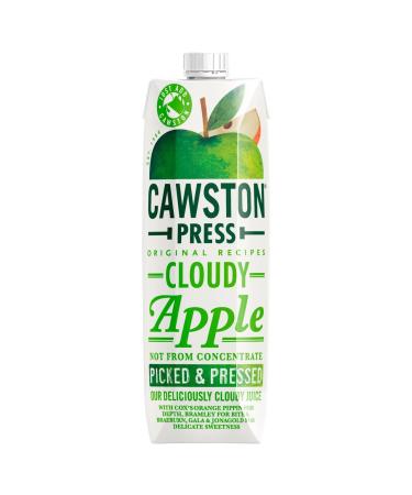 Cawston Press Cloudy Apple Juice 1 Litre Apple 1 l (Pack of 1)