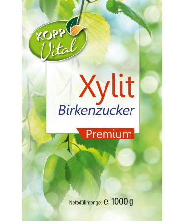 Kopp Vital Xyliti Birch Sugar 1kg | Premium Quality Xylitol from Finland | 100% Natural Sweetener for Baking & Cooking - Buy Online on SooperMarket.com