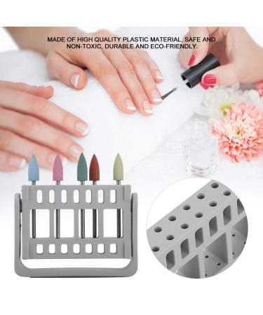 Easy to Use Dust & Moisture-Resistant Drill Storage Case | Safe Non-Toxic Container for Home Salon | Gray - Buy Online on SooperMarket.com