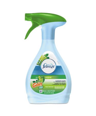 Febreze 47804CT Fabric Refresher & Odor Eliminator Gain Original 27 oz Spray Bottle 6/Carton