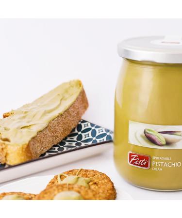 Pisti Spreadable Pistachio Cream 600g | Irresistible Luxurious Pistachio Goodness | Creamy Indulgence for Desserts Snacks & More | Made in Italy | Alpine Heights - Buy Online on SooperMarket.com