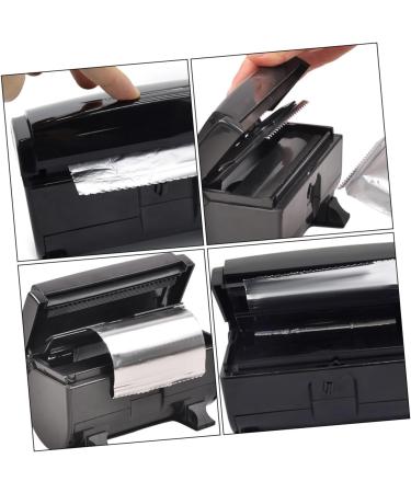 3 Pcs Tin Foil Hairdressing Foil Cutting Machine Fold Aluminium Foil Hairdressing Foil Dispenser Bin Organizer Manicure Nail Clippers Abs Environmental Protection Material Blackx3pcs 17x9cmx3pcs - Buy Online on SooperMarket.com