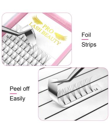 Buy 5D-C-07-Mix Short Stem Eyelash Extensions | Volume Eyelashes 0.07 C Curl | International Shipping Available | 8-14 mm - Buy Online on SooperMarket.com