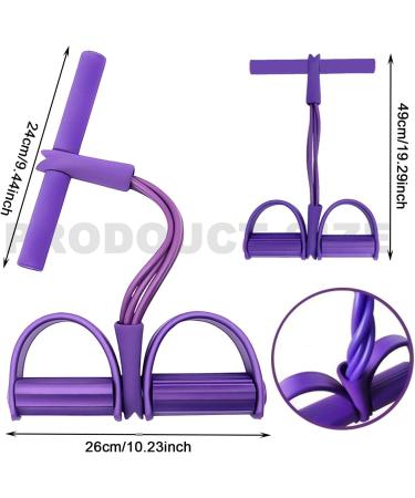 AWAVM Belly Trainer - Multifunctional Sit-Up & Bodybuilding Equipment with 3 Elastic Tubes | Home Fitness & Sports Gear - Buy Online on SooperMarket.com