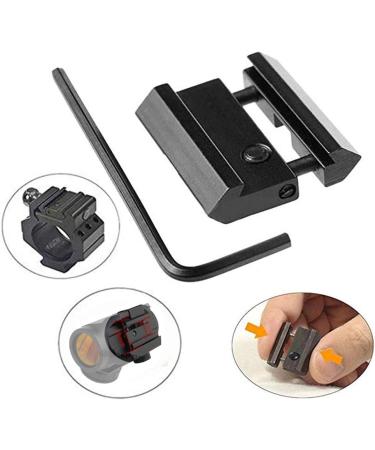 Higoo 2PCS 11mm Dovetail to 20mm Picatinny/Weaver Low Pro Snap-in Rail Adaptor - Easy Mounting Solution - Buy Online on SooperMarket.com