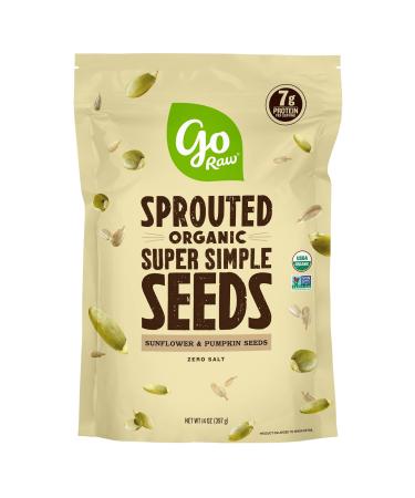 Go Raw Organic Sprouted Super Simple Seeds Sunflower & Pumpkin Seeds 14 oz (397 g)