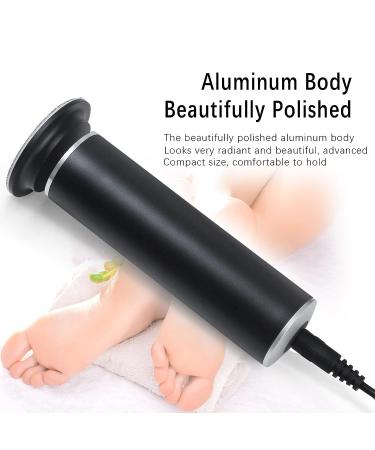 Electric Callus Remover with Adjustable Speed and 60pcs Sandpaper Disks - Professional Foot File for Dead Skin Removal - FCR-01 Black - Buy Online on SooperMarket.com