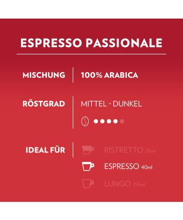 Buy Lavazza A Modo Mio Espresso Passional - 16 Capsules Intensity 11/13 Dark Roast with Caramel & Chocolate Notes International Shipping Available - Buy Online on SooperMarket.com